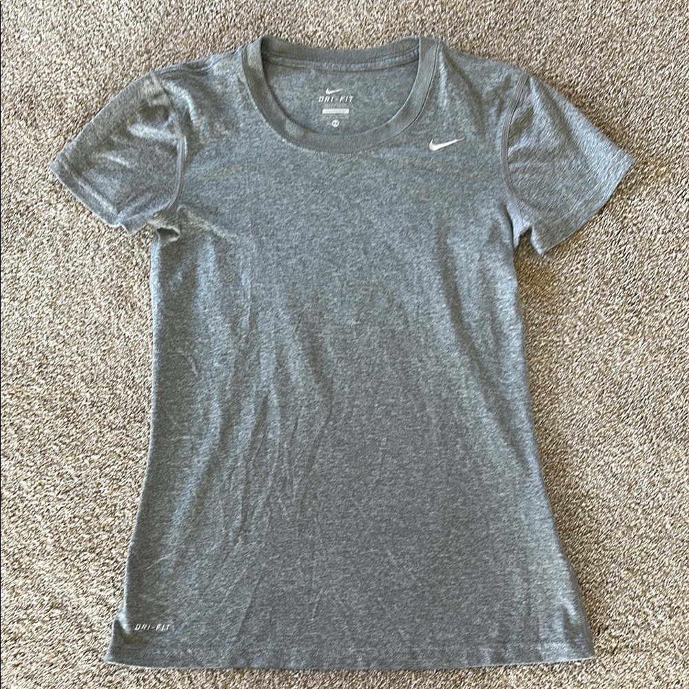 Nike Women's Gray Dri-FIT Top